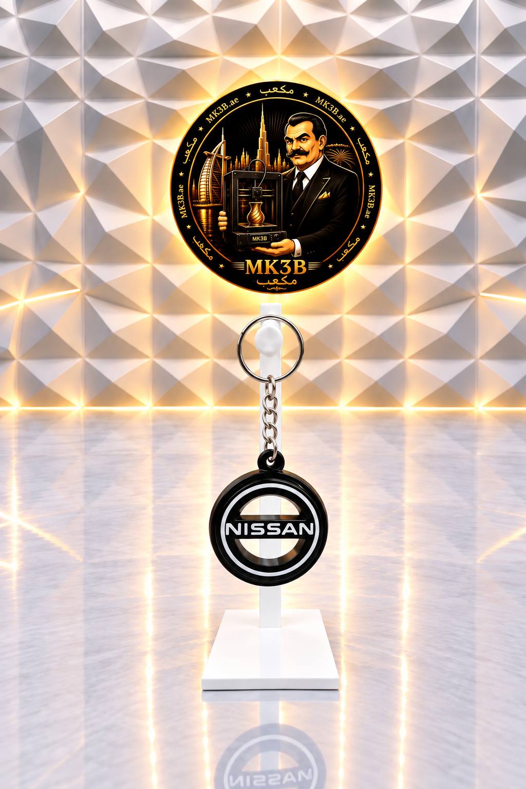 Nissan Rotatable Keychain