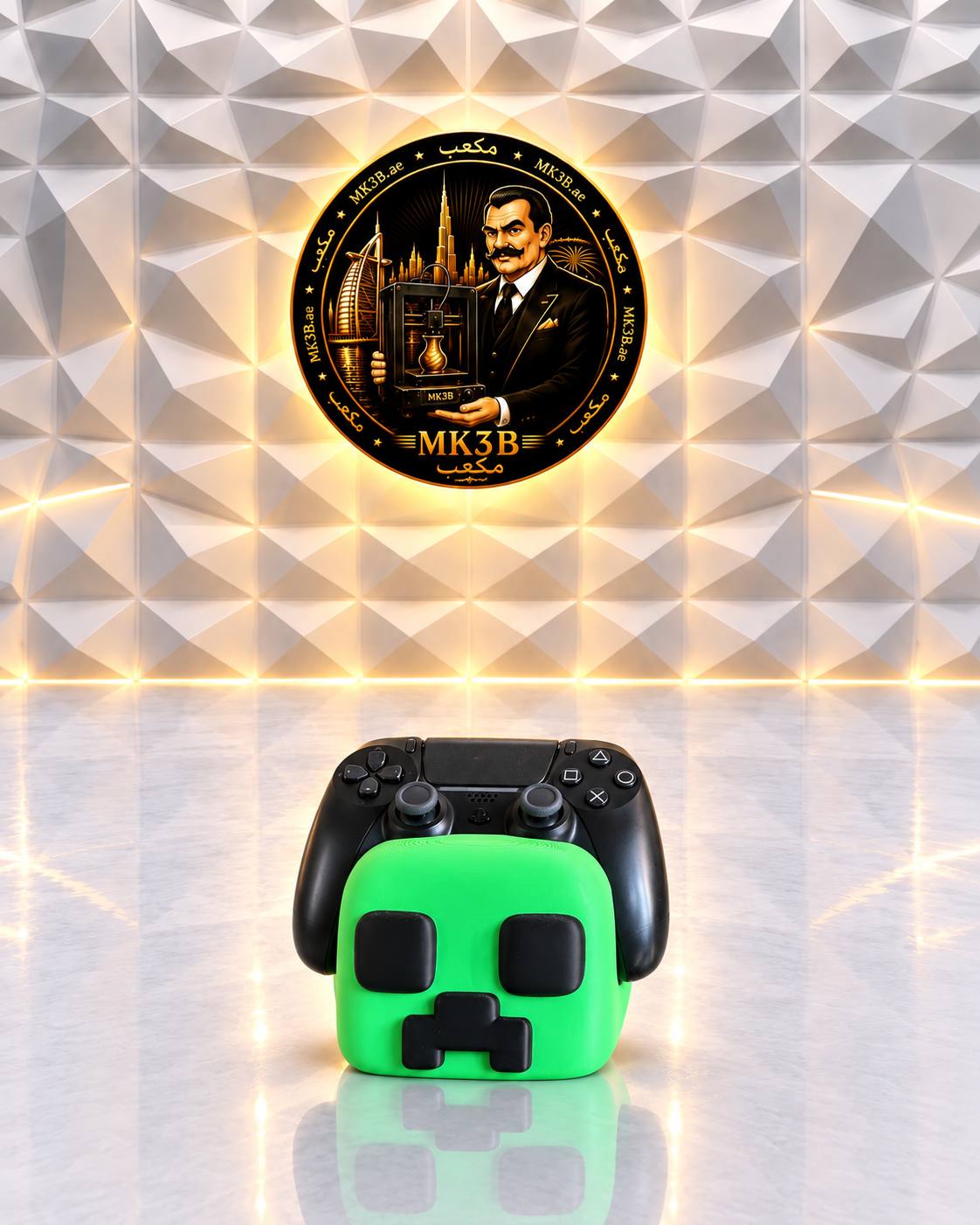 Minecraft Creeper PS5 Controller Holder