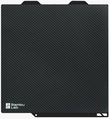 Bambu Lab 3D Effect Plate - Carbon Fibre finish